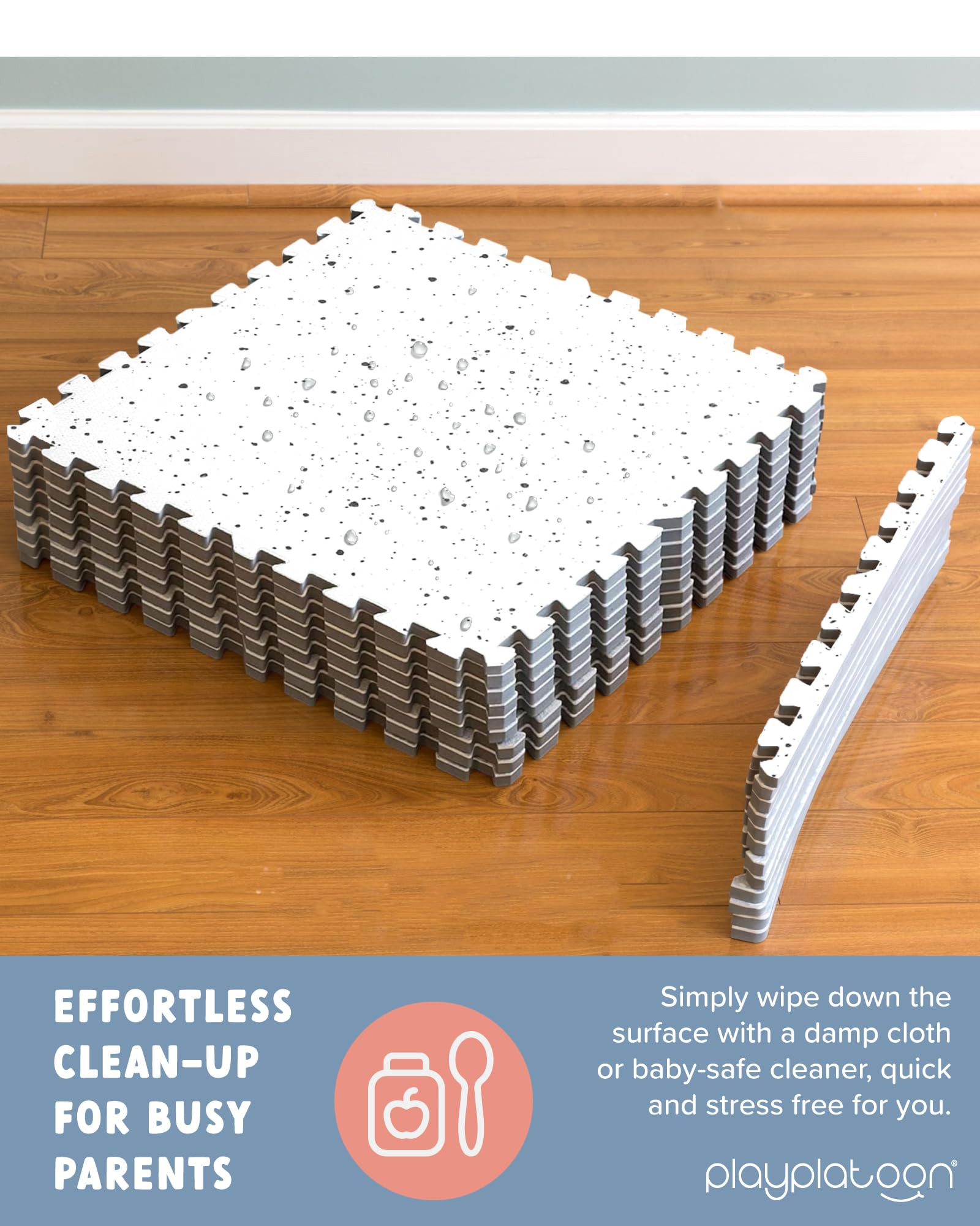 Play Platoon neutral pattern squares add versatile, stylish room look
