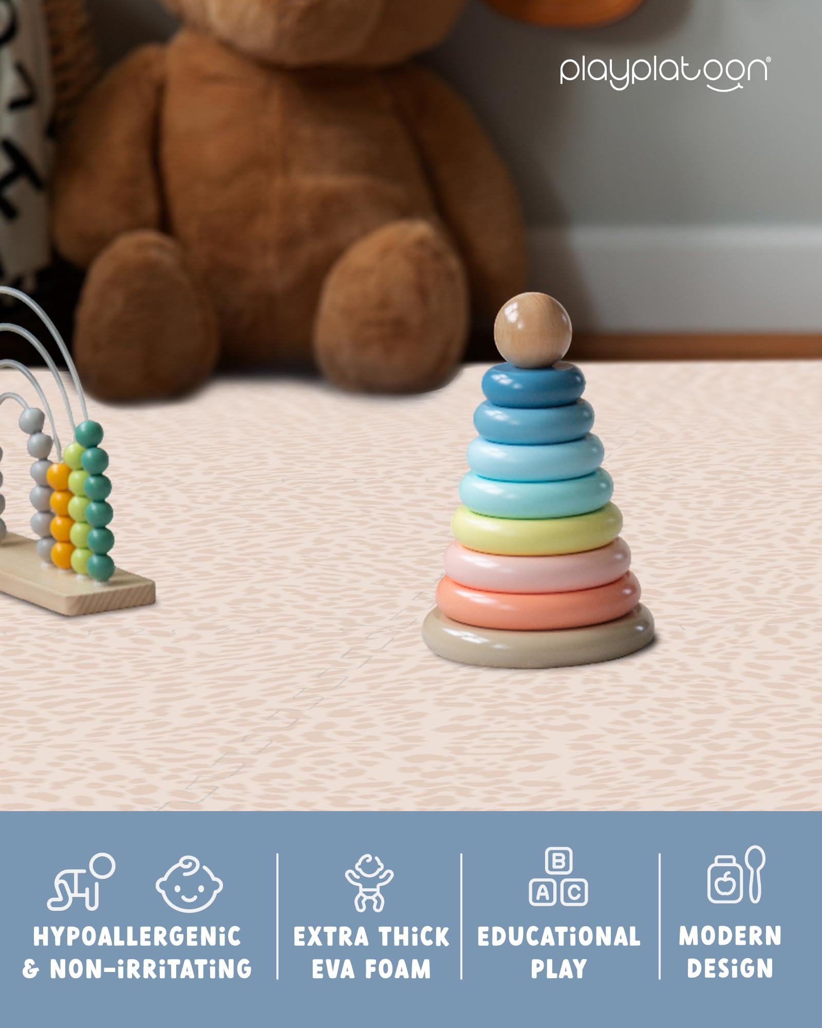 Play Platoon Savanna border strip adds defined edges