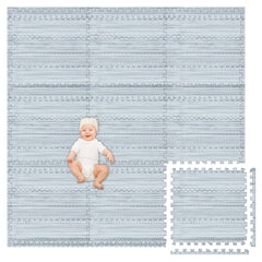 Play Platoon Acadia print tiles ideal for a calm toddler playroom setup.
