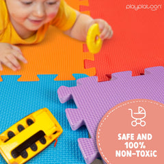 Play Platoon mat surface being wiped clean for easy maintenance