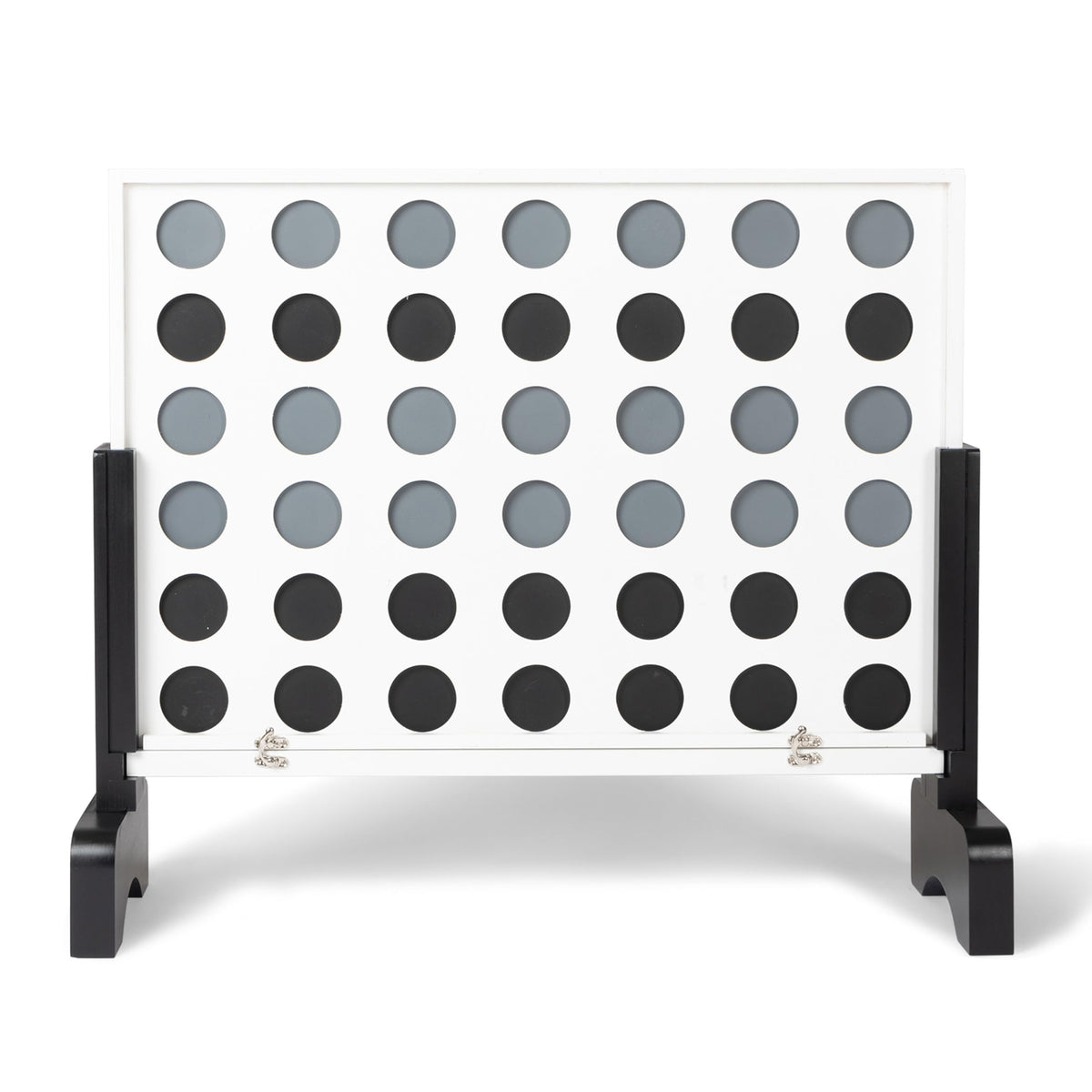 Play Platoon wooden giant 4-in-row grid outdoors for family-friendly competition