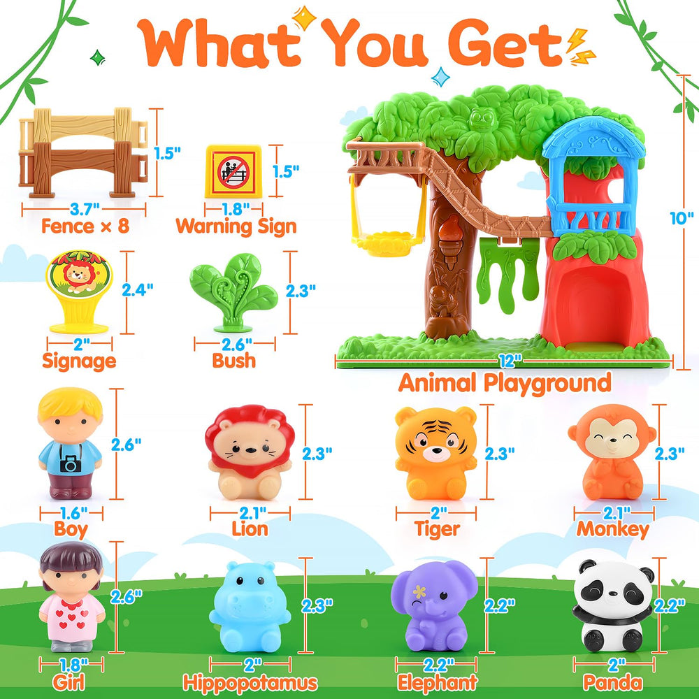 PLAY lights and animal sounds bring forest ambience to toddlers