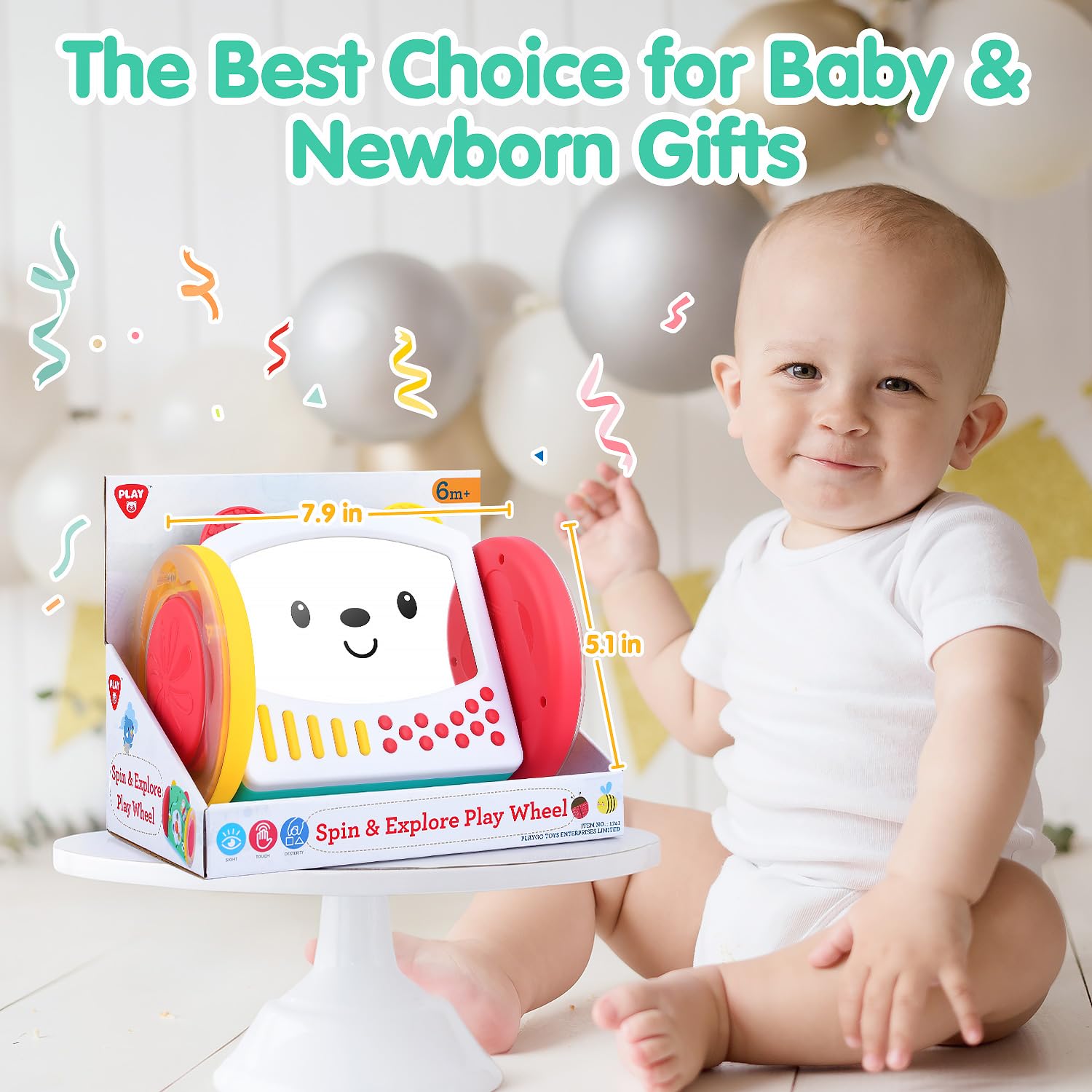 PLAY safe non-toxic materials ensure gentle touch during playtime.