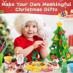 PLAY Santa Claus accessories with dough invite festive pretend play.