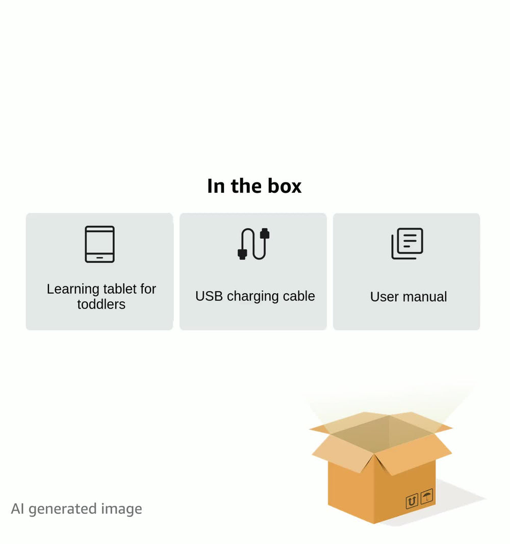 Gift-ready PLAY tablet packaging presents an ideal early learning option.