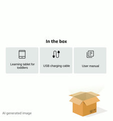 Gift-ready PLAY tablet packaging presents an ideal early learning option.