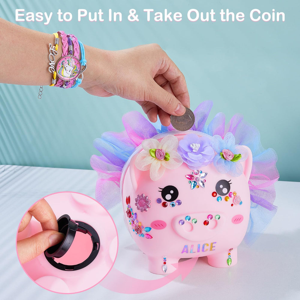 Play Tailor piggy-bank room decor display complements shelves and desks