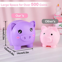 Play Tailor unicorn piggy bank alphabet stickers for name personalization