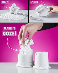 Play Visions Floof 240g bucket showcases packaging and ample material for ongoing play