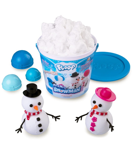Play Visions Floof Indoor Snow in a bucket, reusable for year-round play.