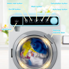 PLAY Washing machine control dial offers realistic interaction during playtime.