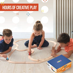 Play22 bonus train cars included to expand storytelling options.
