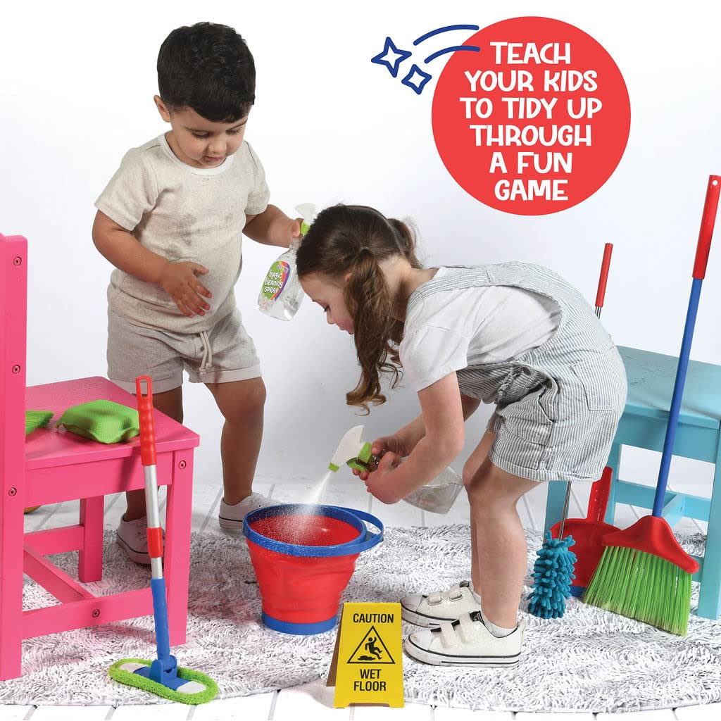 Play22 cleaning brush for pretend scrubbing in toy kitchen cleanup