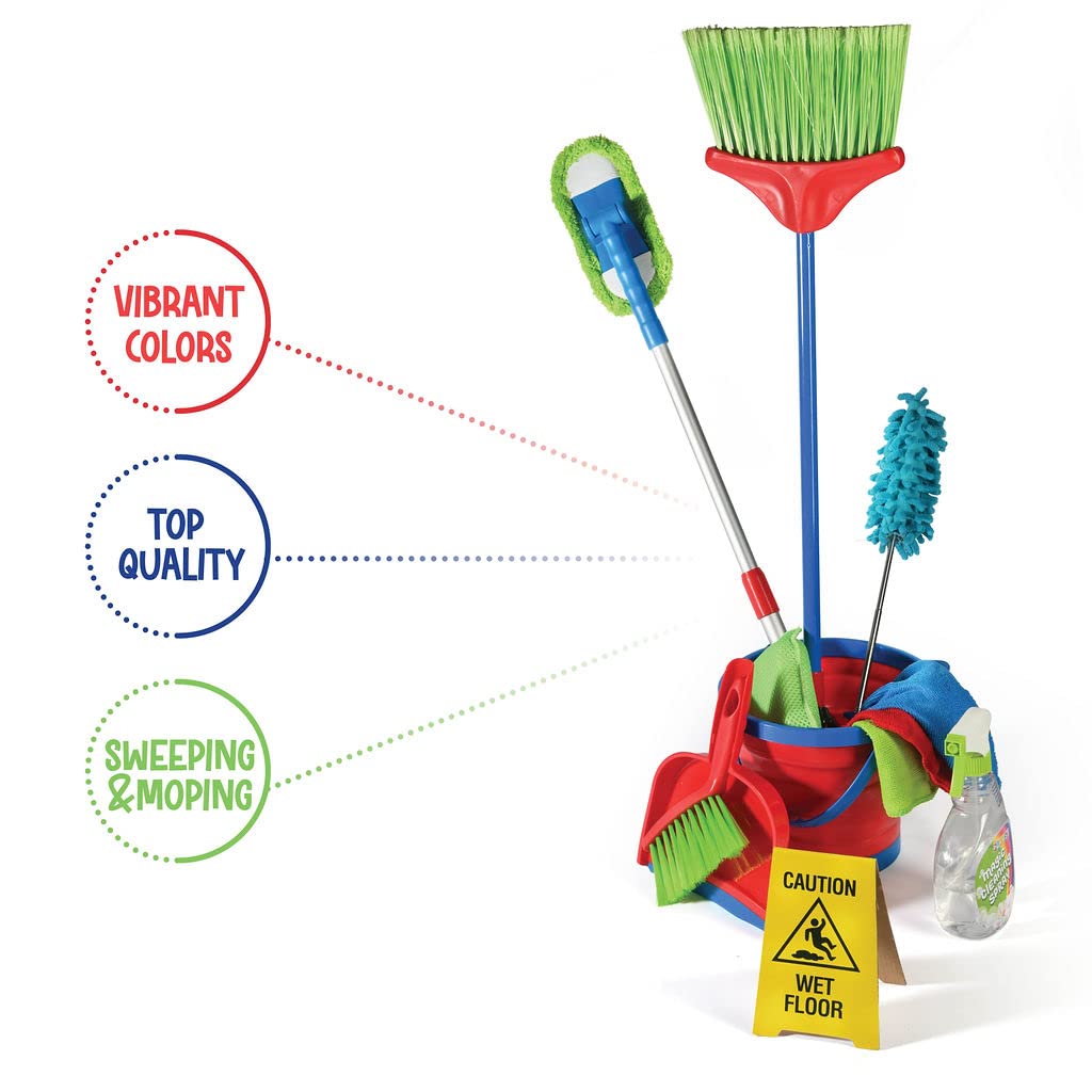 Play22 dust pan to enhance pretend sweeping with small-scale realism