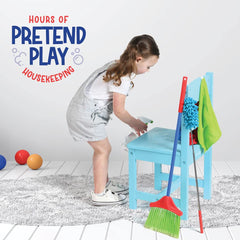 Play22 duster invites gentle dusting during imaginative housekeeping sessions