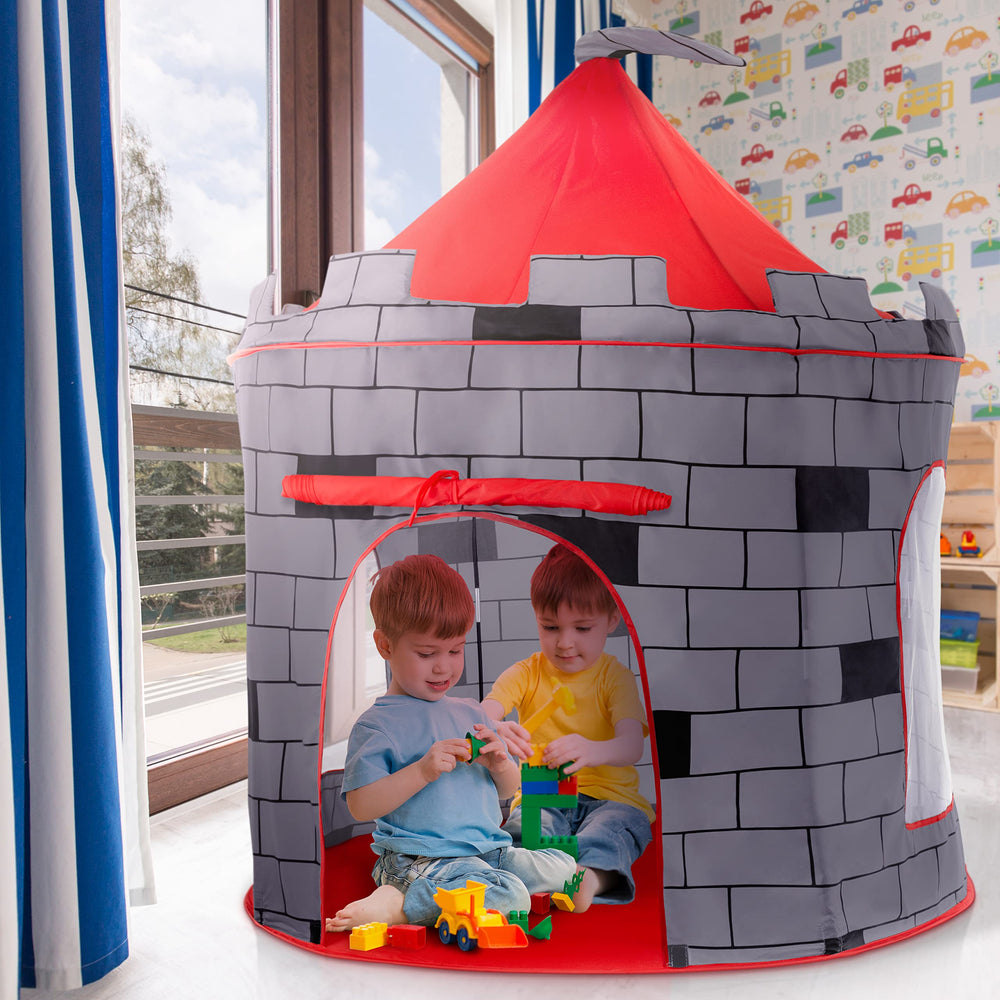 Play22 Knight Castle tent suitable for indoor and outdoor use