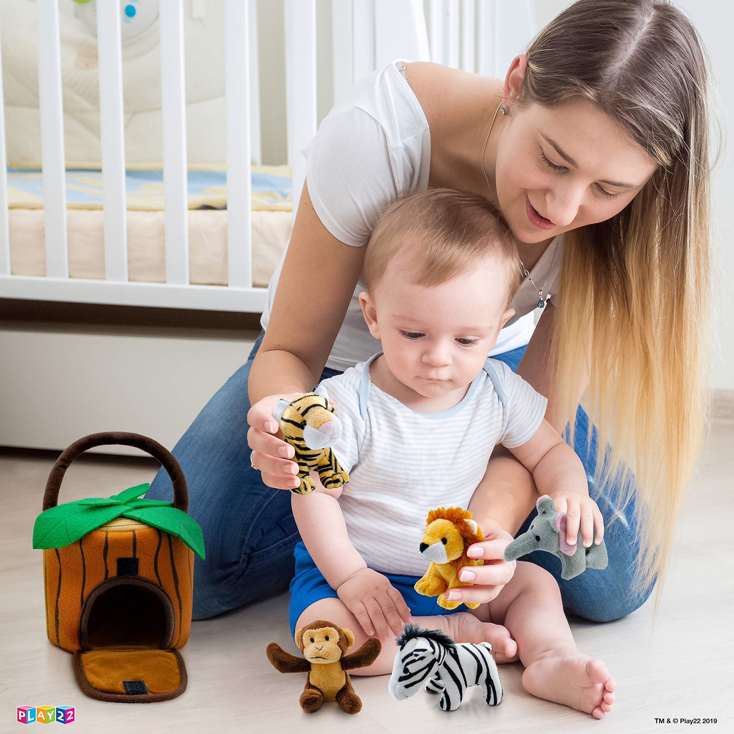 Play22 plush lion with talking feature fosters storytelling and color recognition