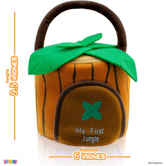 Play22 plush monkey with talking feature supports early language and coordination