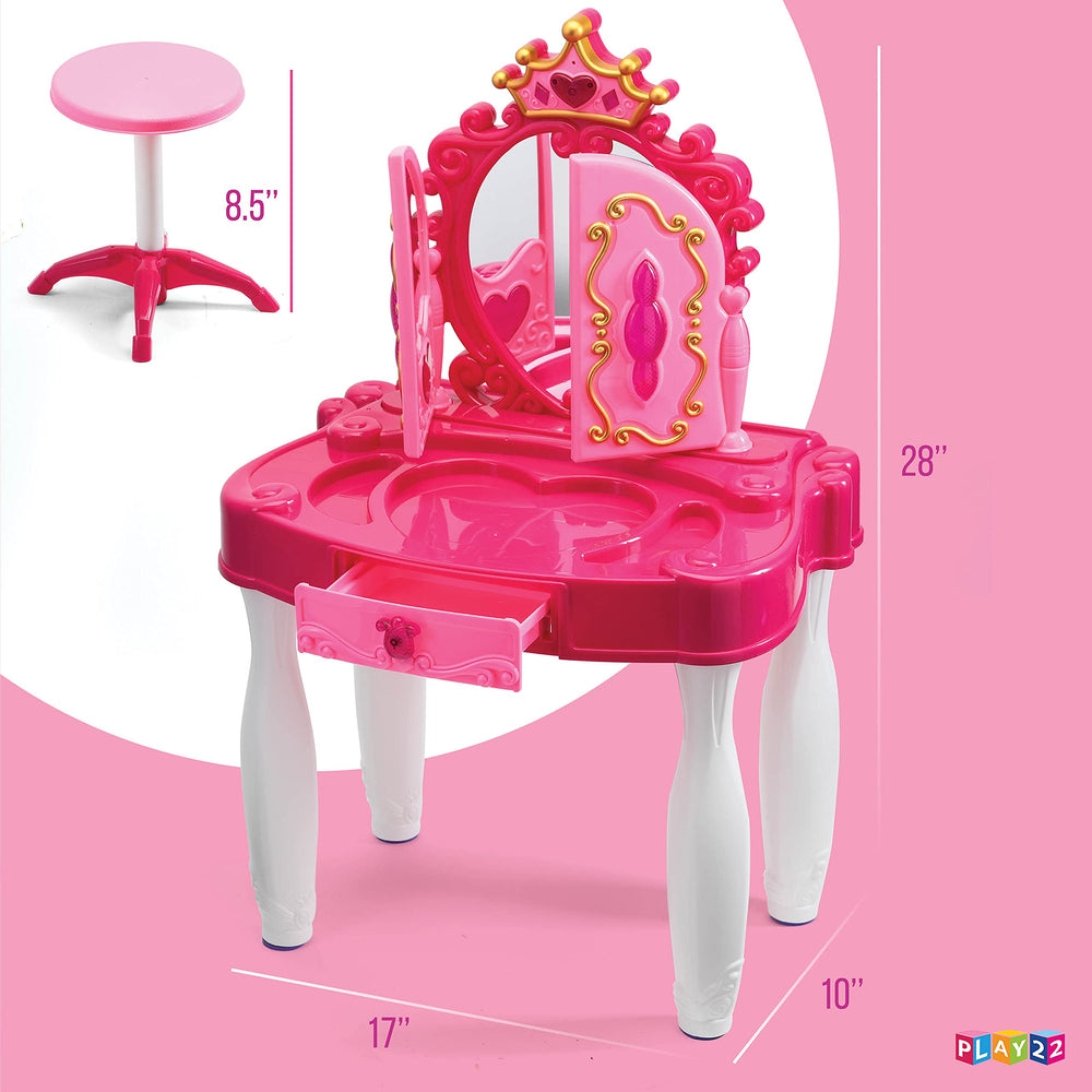 Play22 makeup accessories like lipsticks and perfume bottles for pretend fashion