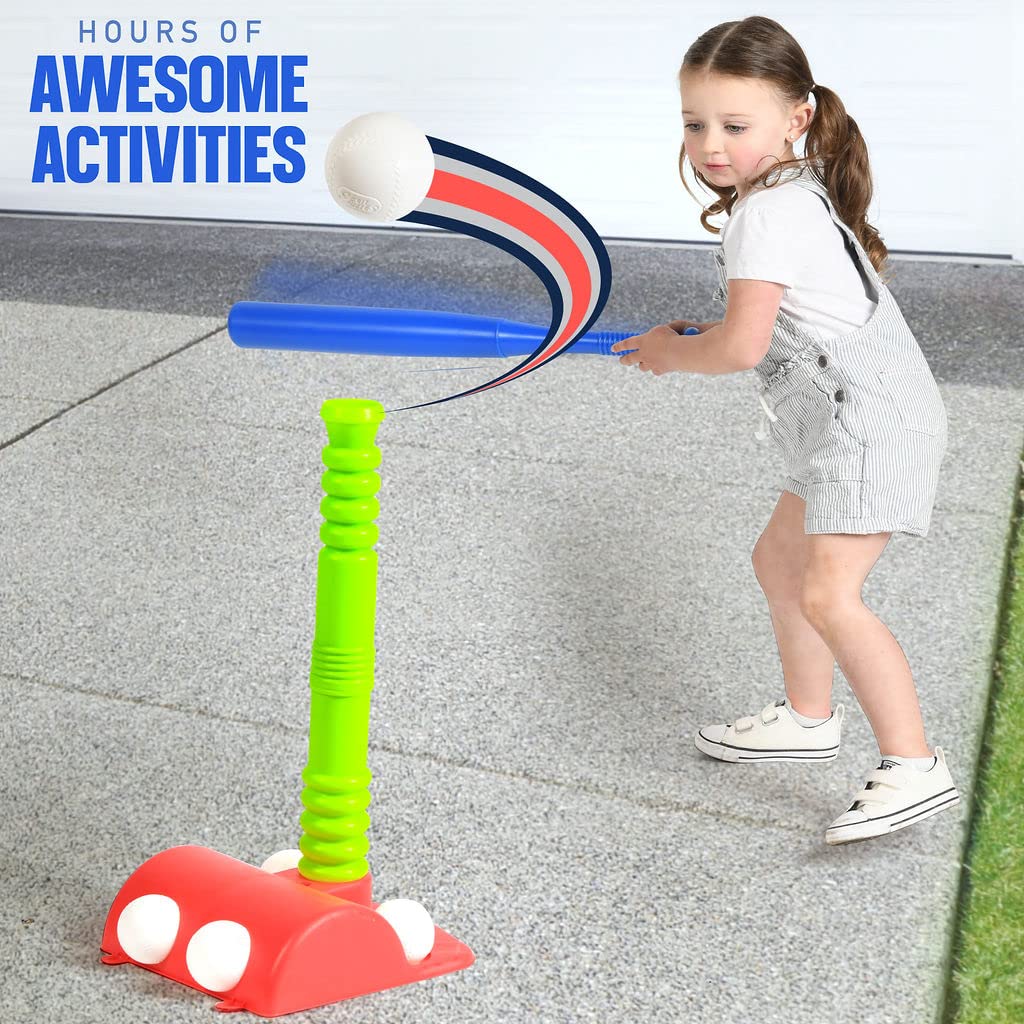 Play22 batter up set invites imaginative play and early batting practice.