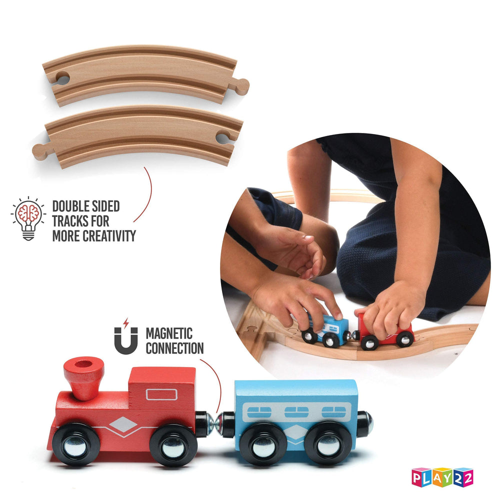 Play22 tracks compatible with Thomas and Brio for seamless integration.
