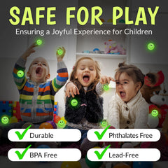 Durable, non-toxic rubber construction supports safe, long-lasting fun.