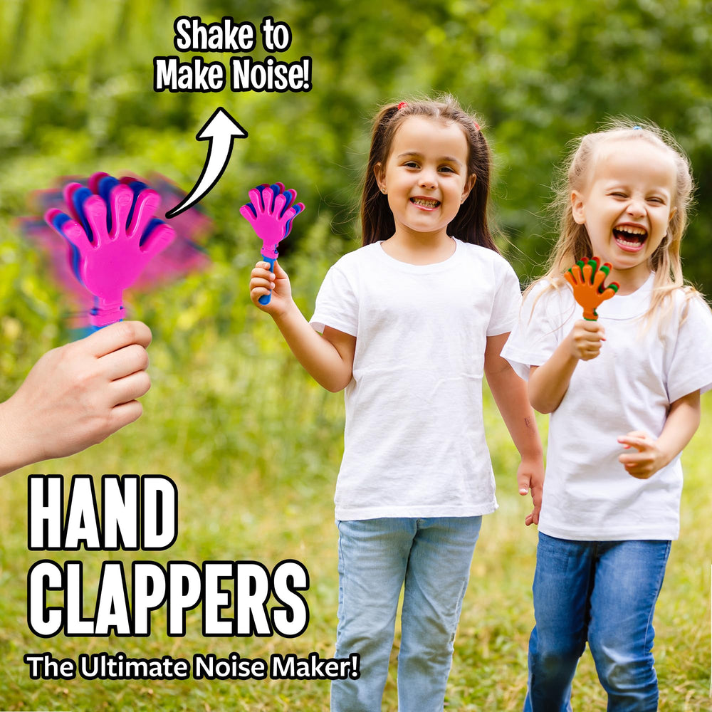 Playbees 7-inch noisemakers provide easy hand-held excitement for large groups