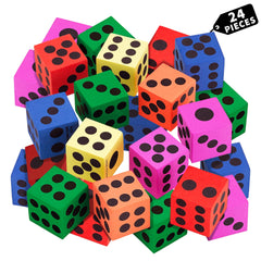 Playbees big foam dice set with jumbo size for engaging classroom math activities.