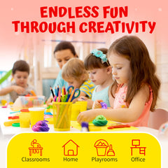 Playbees color-change effect putty stretch demonstrates dynamic sensory play.