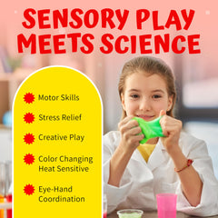 Playbees color-changing putty in classroom setting for rewards.