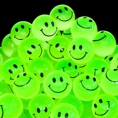Playbees glow-in-the-dark 1-inch ball pack, ideal for bulk play and vending rewards.