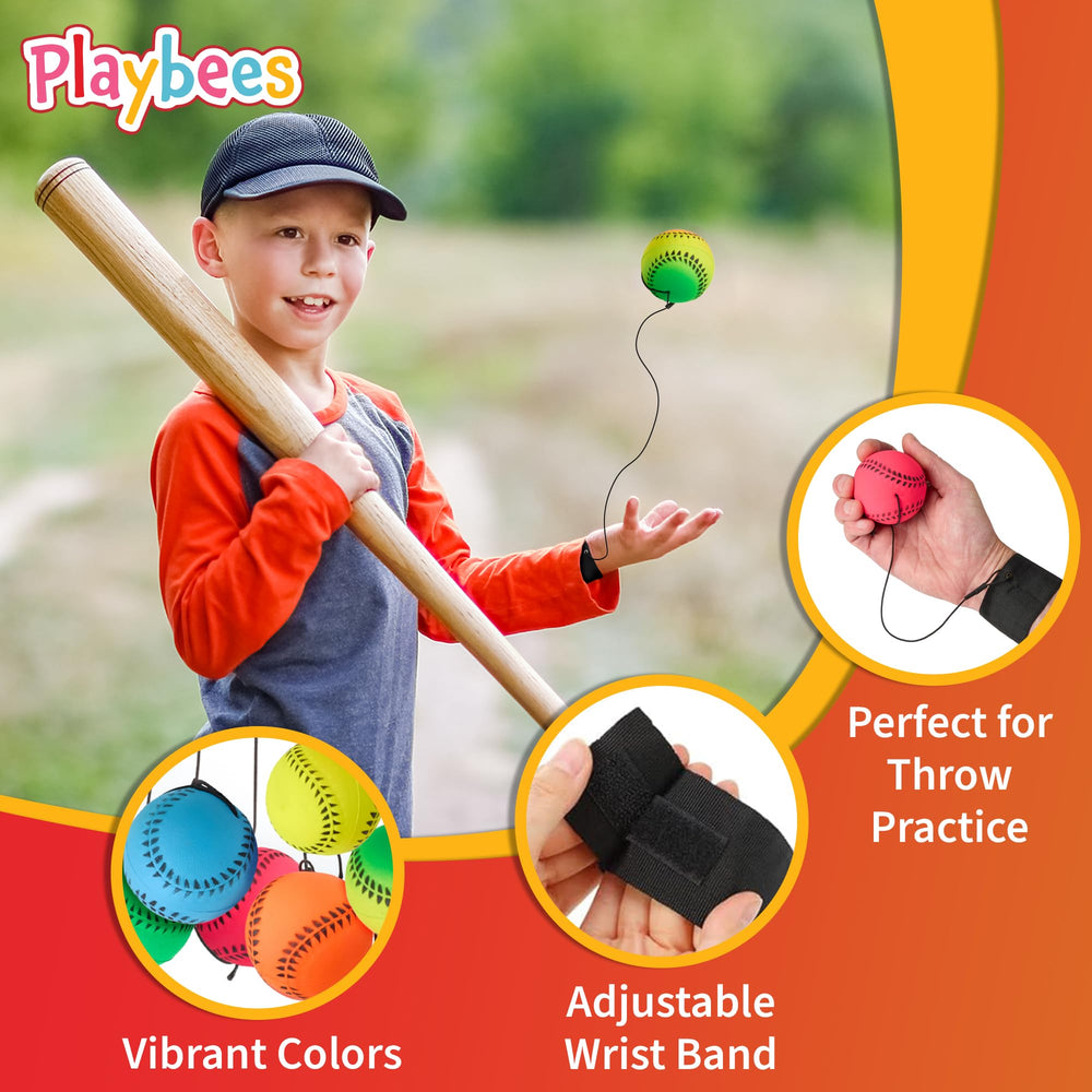 Playbees kid-friendly practice to boost throwing accuracy and hand-eye coordination.