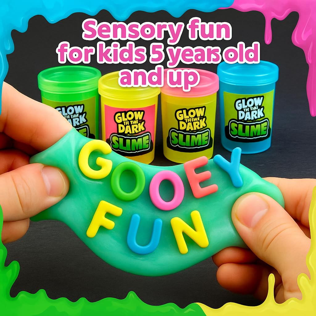 Kids stretch and squeeze Playbees slime for tactile, sensory play.