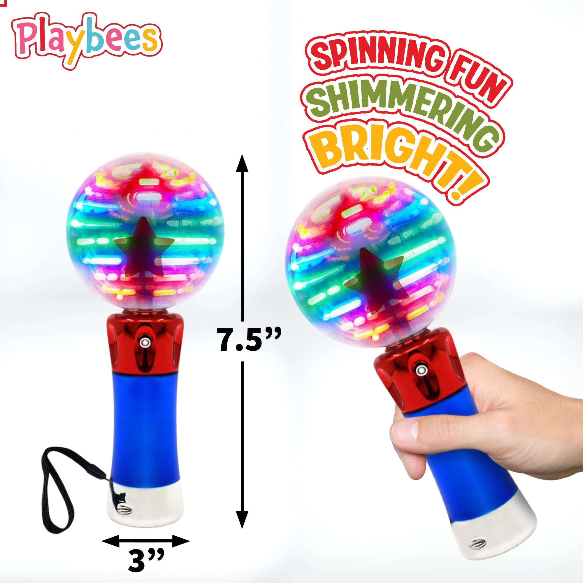 Playbees durable ABS wand keeps kids safe during playtime