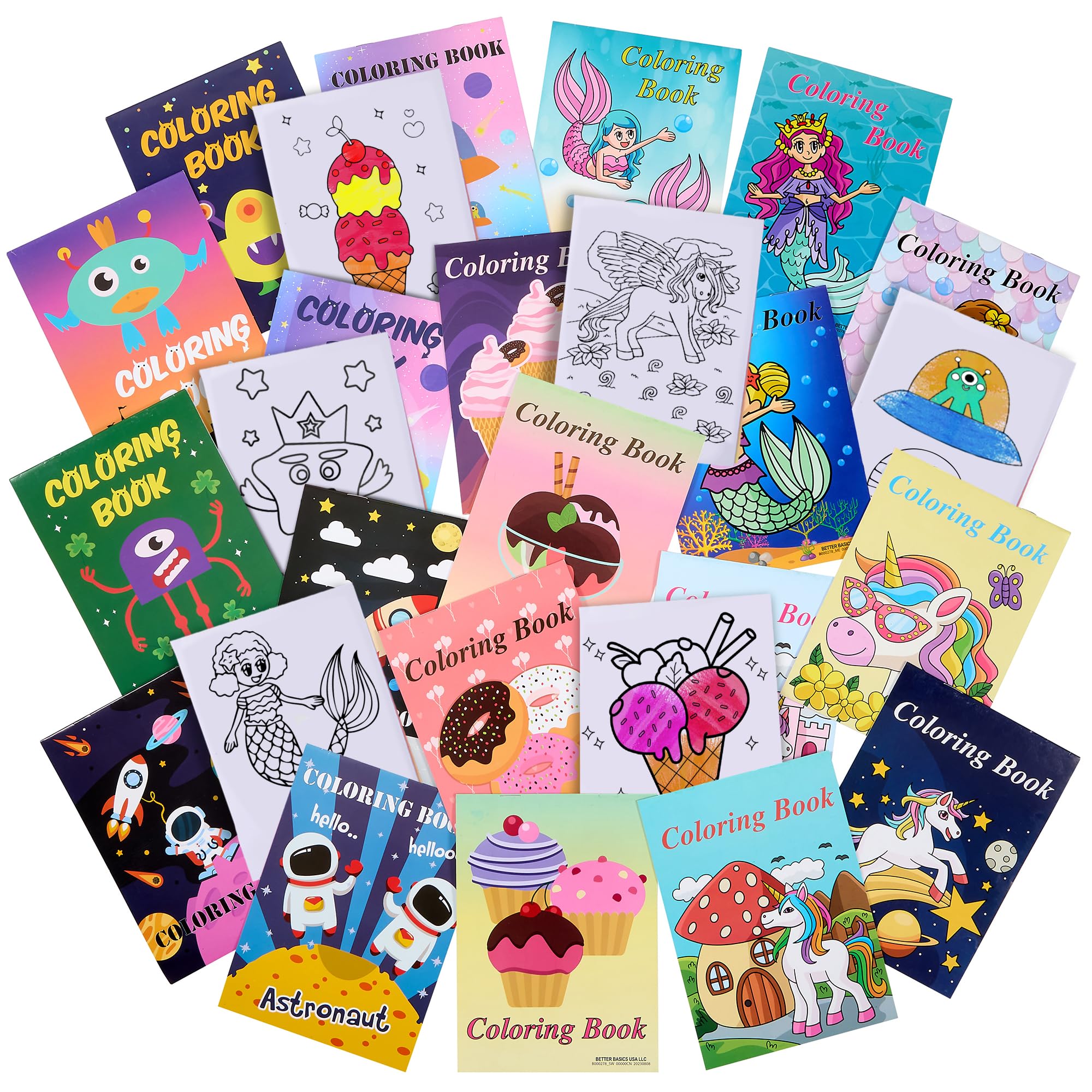 Playbees Mermaid theme coloring book cover sparks ocean-themed creativity for kids ages 3-8.
