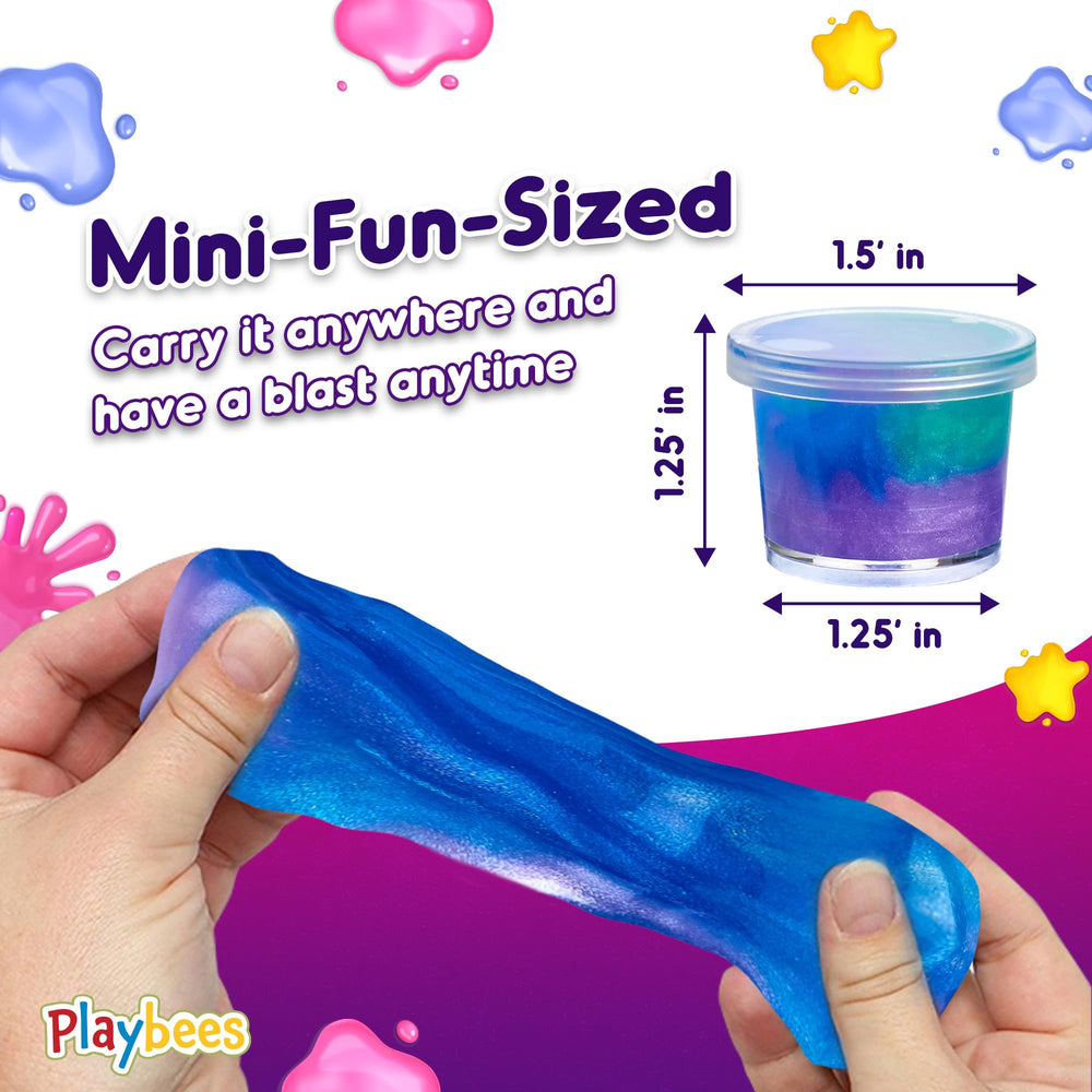 Playbees Galaxy Slime gift set ideal for goodie bags and art projects.