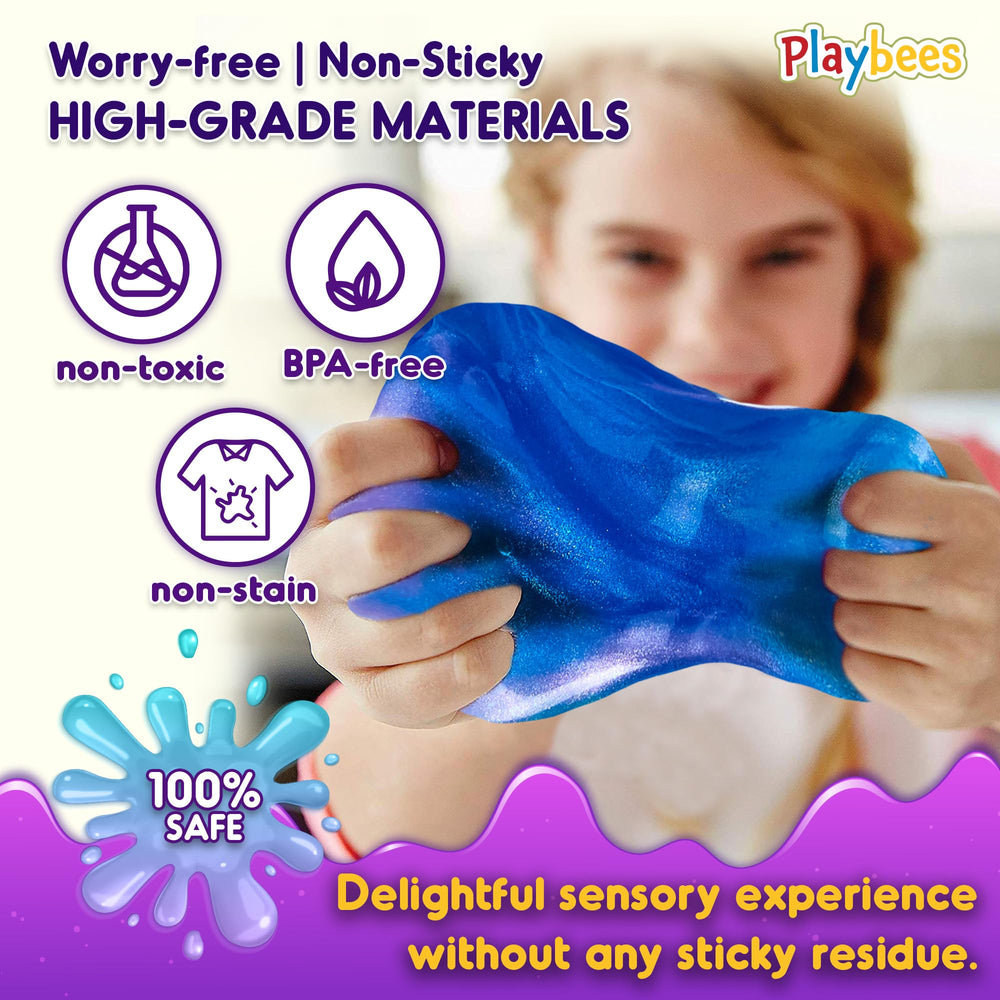 Playbees Mini Galaxy Slime party favors add cosmic fun to events.