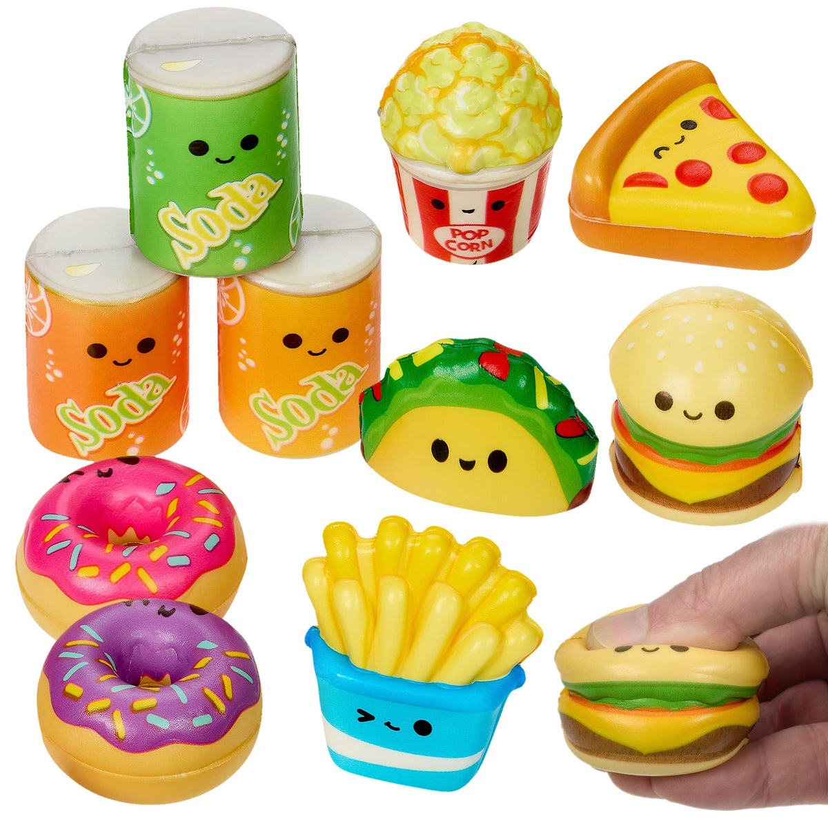 Playbees Mini Squish soda-can toy for tactile stress relief and fun play