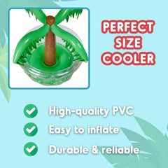 Playbees outdoor party palm tree cooler enhances tropical vibes for celebrations