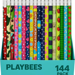 Playbees Premium HB-2 Pencil pre-sharpened for instant use and clean lines