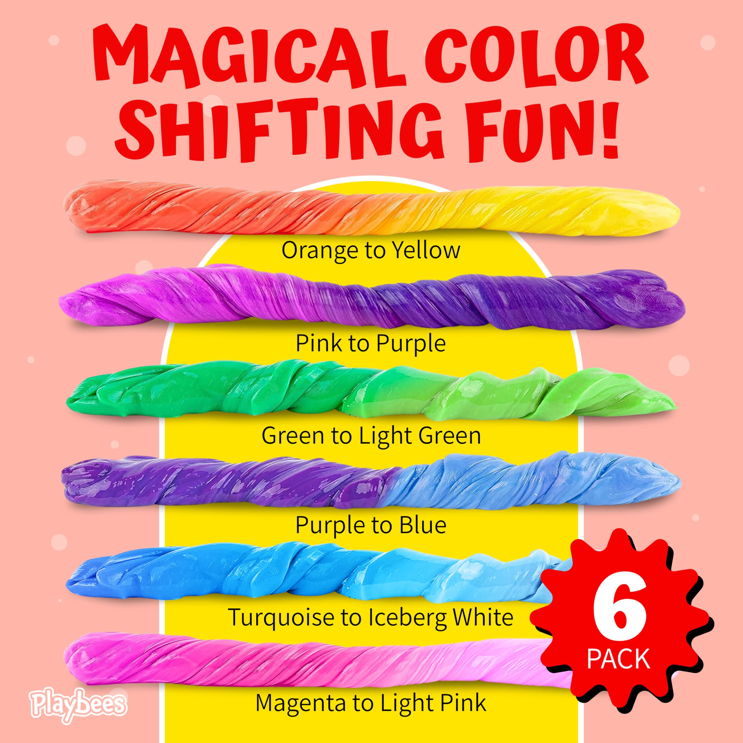 Playbees safe non-toxic putty ideal for kids' fidgeting.