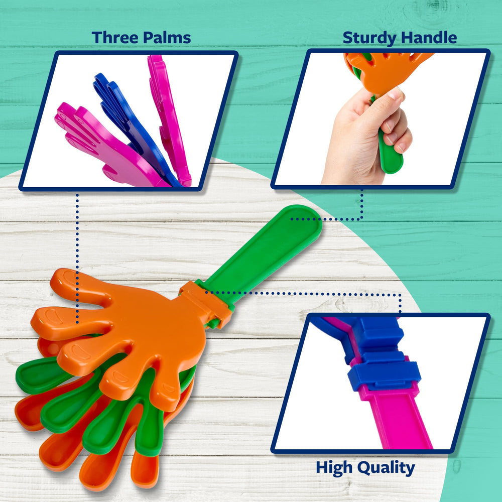 Playbees sporting-event clappers spark energy during games and pep rallies