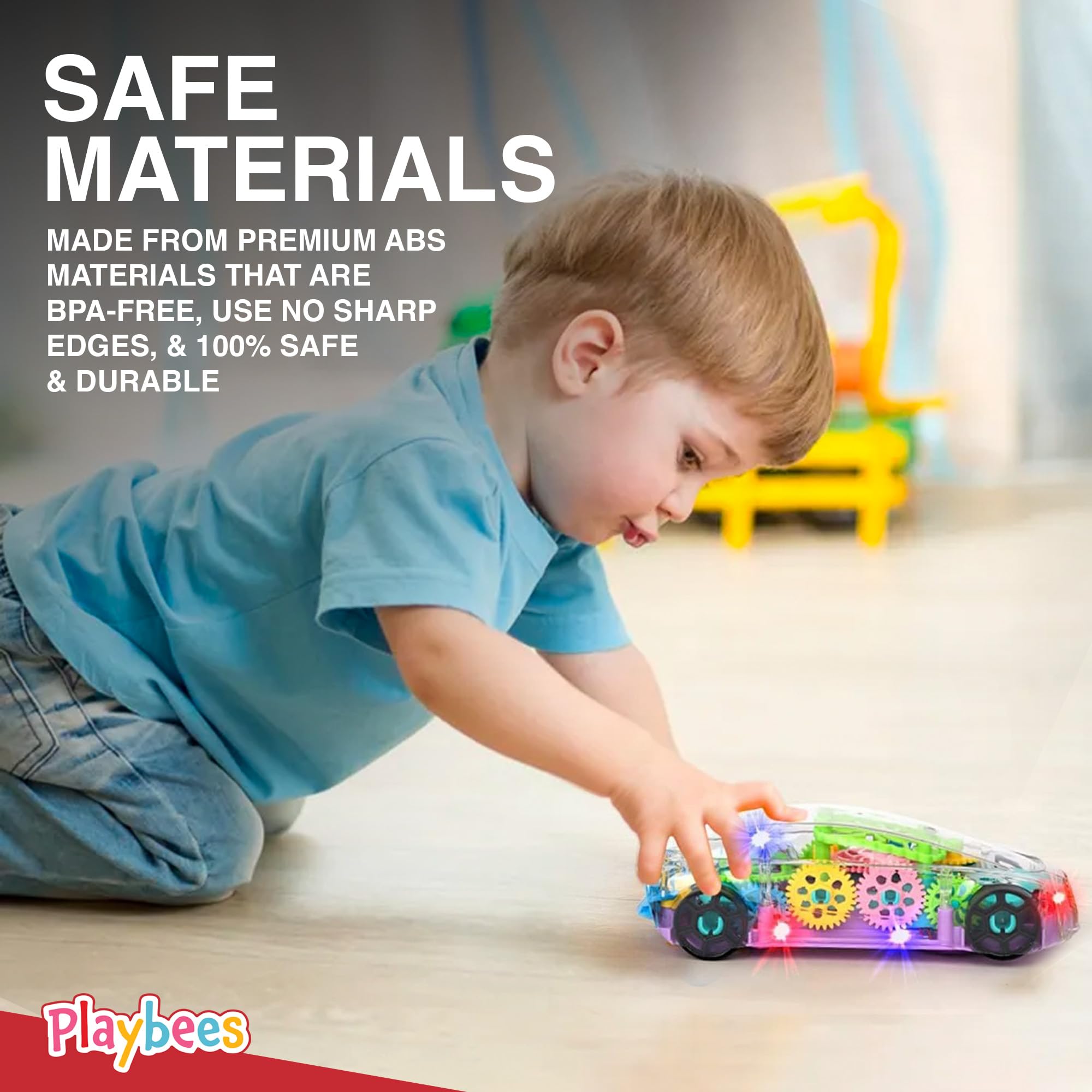Playbees compact, portable design fits in a small backpack for on-the-go fun.