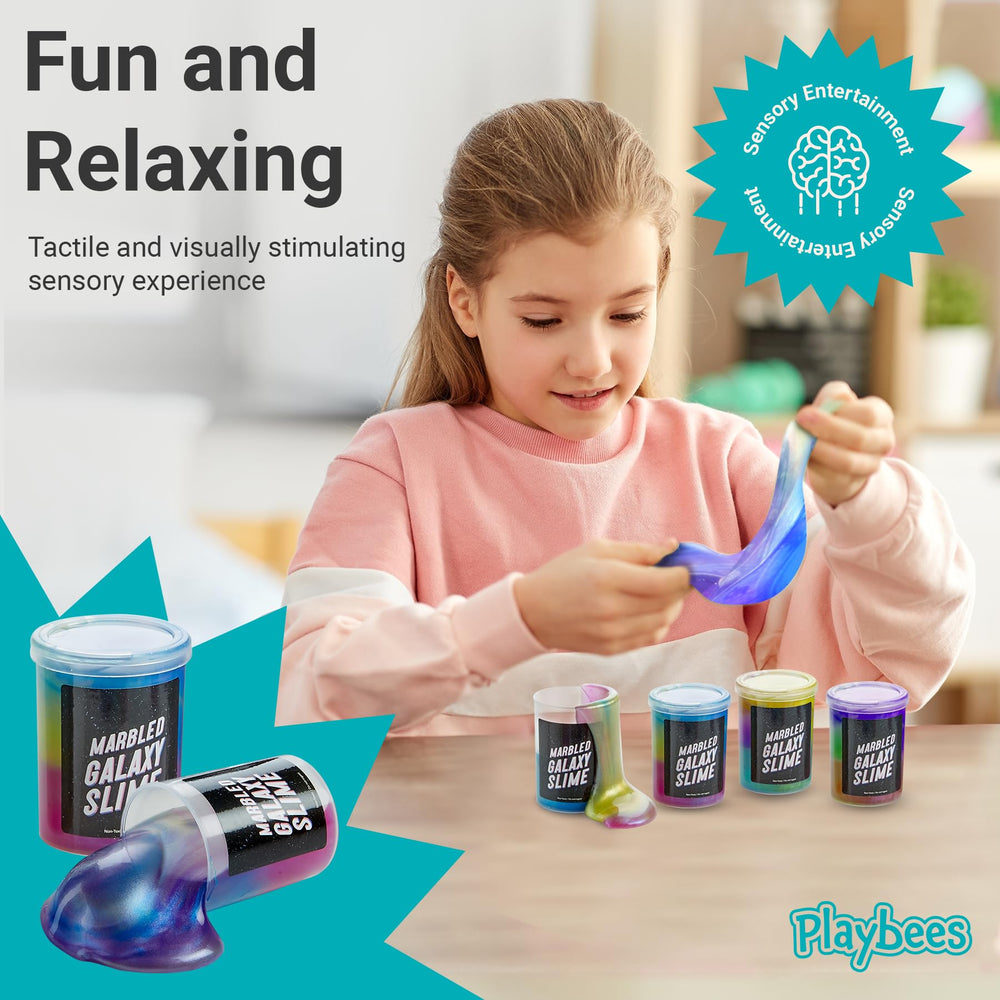 Playbees Unicorn Slime soft squishy texture for hands-on sensory play.