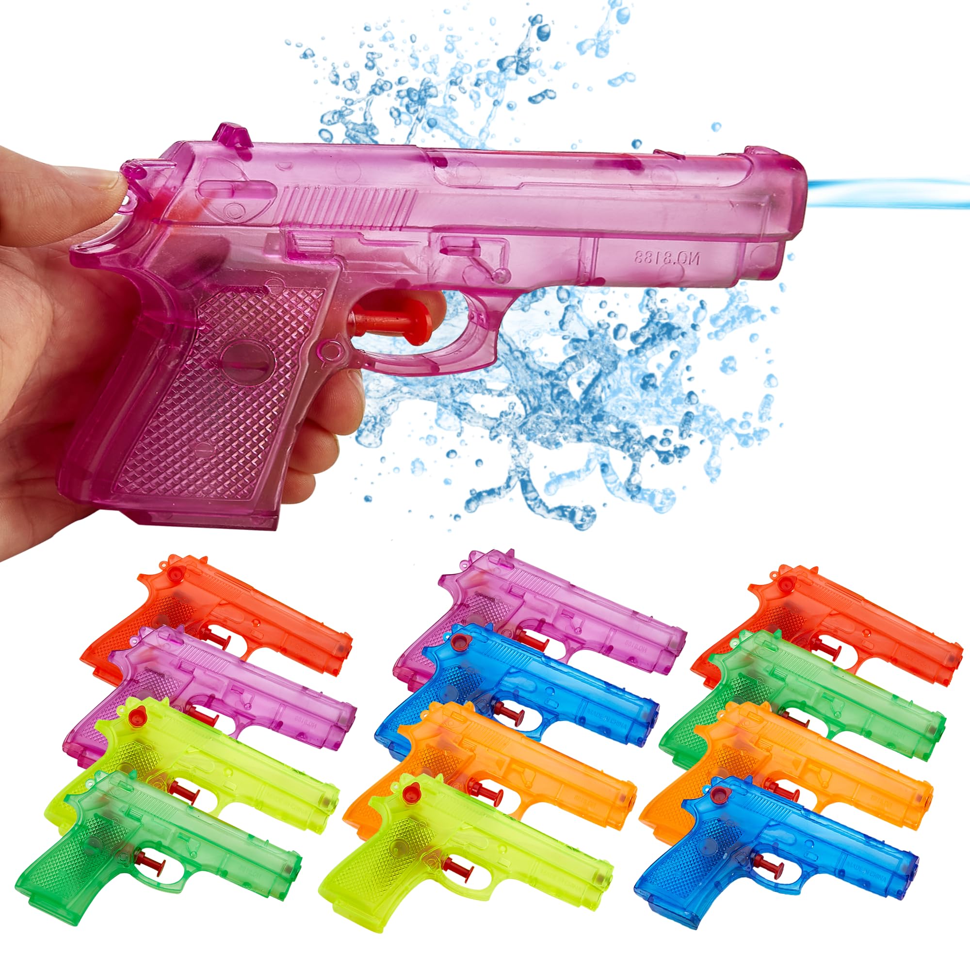 Playbees Water Blasters 6inch, colorful splash — ideal for pool play
