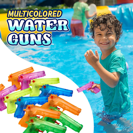 Playbees Water Blasters 6inch, variety colors — perfect for beach battles