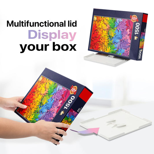 Playboda 11x9 puzzle trays on white background for clear piece visibility.