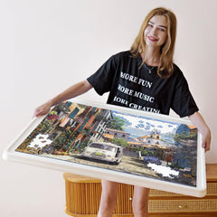 Playboda puzzle board easy setup and portability at home