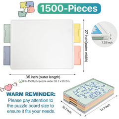 Playboda puzzle board drawer trays aid color and section sorting