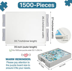 Playboda rotating base enables easy access to all puzzle areas.